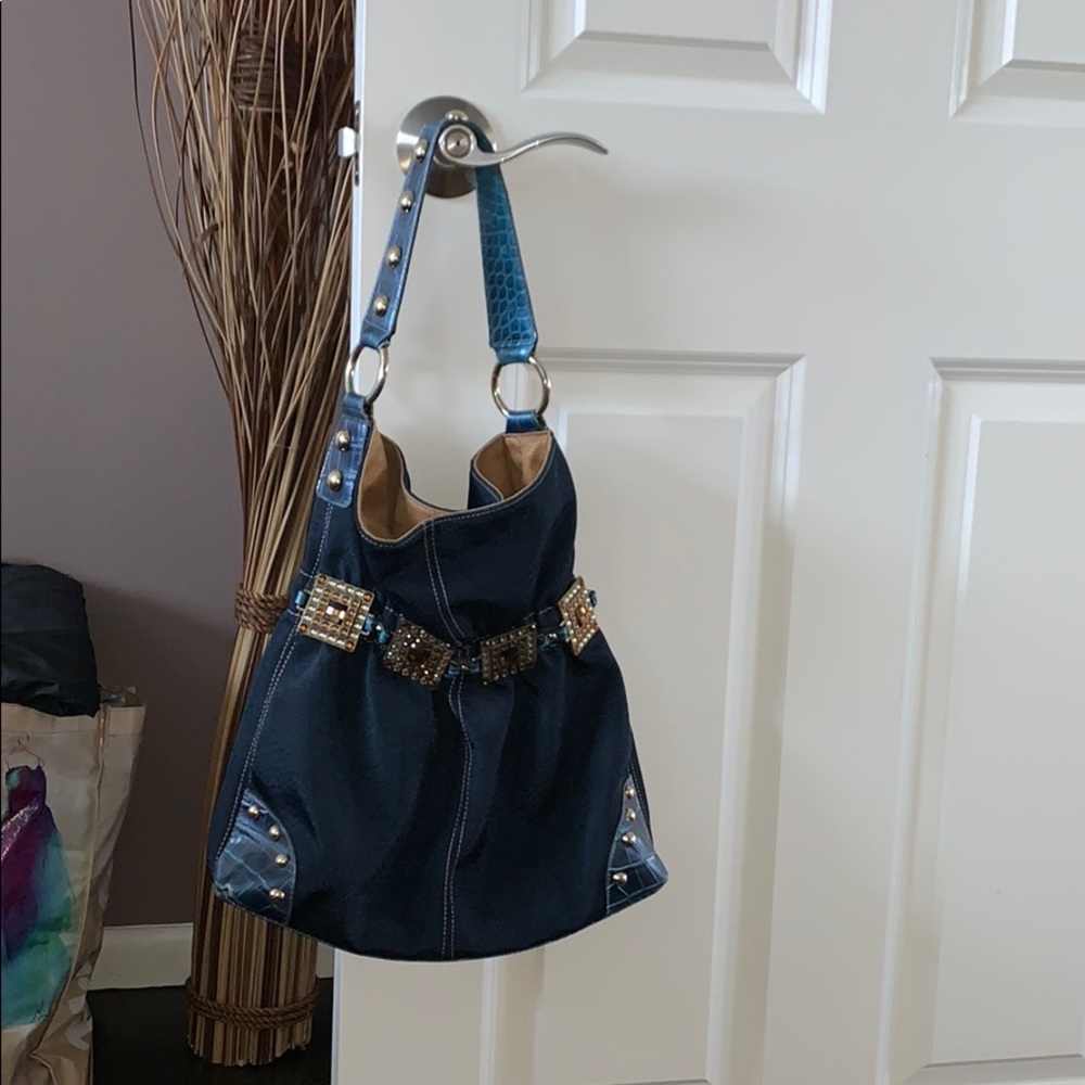 Jeweled Shoulder Bag
